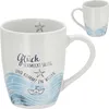 Kaffeebecher "Maritim" 3er Set Steingut bauchig Produktbild-Vorschau 5