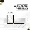 Glas-Fliesenprofil Edelstahl Klemmprofil Wandprofil V2A 2m Produktbild-Vorschau 4