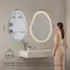 S'AFIELINA Miroir Salle de Bain LED 48 × 72 cm, Voir les images du produit 2