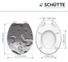 SCHÜTTE WC Sitz GREY STEEL High Gloss mit MDF Holzkern, Produktbild-Vorschau 7