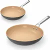 Set di padelle in Vetroceramica Ninja 24/28 cm a induzione Anteprima dell’immagine prodotto 2