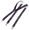 DonDon® Herren Hosenträger schmal 2,5 cm – 3 Clips in Produktbild-Vorschau 1