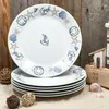 Neptun sada 6 talířů námořní talíře velké porcelánové 6 Náhled obrázku produktu 2