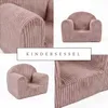 Mini-Kindersessel - Kindersessel aus Cord in Altrosa Produktbild-Vorschau 4