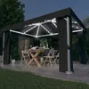 vidaXL Pavillon mit Vorhängen & LED-Lichterkette 4x3 m Produktbild-Vorschau 2