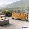 Kaminholzregal CHIMERA | für außen | HxBxT 117x260x36cm | Produktbild-Vorschau 3