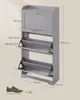 VASAGLE Schuhschrank 3 Klappen, Schuhkipper, Schuhregal, Produktbild-Vorschau 4