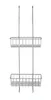 A two-tiered hanging shower caddy made of metal. Produktbild-Vorschau