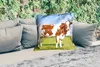 MuchoWow® Outdoor Kissen - Kühe - Bauernhof - Gras - Natur Produktbild-Vorschau 2