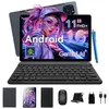 A tablet with a keyboard, stylus, and mouse, along with other accessories, displayed against a white background. Produktbild-Vorschau
