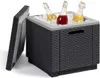 Allibert by Keter Side Table Ice Cube, grafitový, chladiaci Náhľad obrázku produktu 4