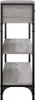 vidaXL Konzolový stolek Grey Sonoma 72,5x25x75 cm Dřevěné Náhled obrázku produktu 8