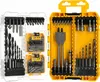 Two open tool cases containing drill bits and other accessories. Voir les images du produit
