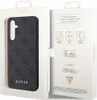 A phone case is displayed inside its packaging, with the packaging open to reveal the product and information on the inside flap. Produktbild-Vorschau