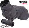 Rukka Pets Micro-Light-Bademantel graphite, Größe: L / Produktbild-Vorschau 8