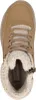 Top-down view of a brown Skechers boot with beige fur lining. Voir les images du produit