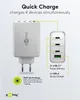 100 W USB-C PD GaN Multiport-Schnellladegerät weiß Produktbild-Vorschau 9