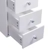 Toaletní stolek VANITII s LED osvětlením, 11 zásuvek, bílý, Náhled obrázku produktu 8
