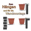 Support pour jardinières BigDean, lot de 10, en terre Voir les images du produit 5