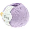 A ball of purple yarn with a label. Produktbild-Vorschau