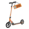 A product shot of an orange scooter on a white background. Produktbild-Vorschau