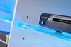 Komodee TV skříňka Tivoli, bílá/černá, šířka 140 cm x výška Náhled obrázku produktu 4