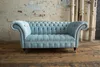 Chesterfield Leder Couch Sofa 2 Sitzer Polster Sofas Design Produktbild-Vorschau 6