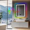 Vrygle Specchio Bagno LED RGB 90x70 cm con Bluetooth: Anteprima dell’immagine prodotto 1