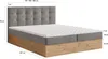 Masseno Boxspringbett MOLVEN 180x200 cm Komplett-Set mit Produktbild-Vorschau 7