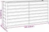 Hochbeet Rostig 160x40x77 cm Cortenstahl Produktbild-Vorschau 7