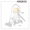Arebos Industriestaubsauger 1300W, 30L, Gelb Produktbild-Vorschau 9