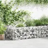 vidaXL Gabionová stěna z pozinkované oceli 450 × 30 × 50 cm Náhled obrázku produktu 1