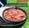 FMprofessional Plaque à pizza perforée Ø 32 cm BBQ, plaque Voir les images du produit 5
