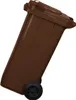GARDIVO Mülltonne 120 Liter Abfalltonne Reststofftonne Produktbild-Vorschau 3
