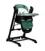 A green and black baby high chair is shown against a white background. Produktbild-Vorschau