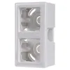 GIRA 106203 AP-Gehäuse 2f+ Rahmen Standard 55 Reinweiß Produktbild-Vorschau 5