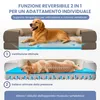 ELONEO Letto ortopedico per cani, taglia S - Marrone Anteprima dell’immagine prodotto 3