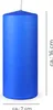 HS Candle candele a colonna 4-pack "blu scuro", dimensioni Anteprima dell’immagine prodotto 3