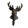 Wandhaken mit Hirsch-Motiv aus Gusseisen, braun-schwarz, Produktbild-Vorschau 3