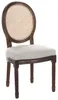 BELIANI Esszimmerstuhl 2er Set Beige Stoff Gepolstert Produktbild-Vorschau 5