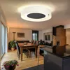 LED Deckenleuchte, Textil, Metall, weiß, beige, D 60 cm Produktbild-Vorschau 6