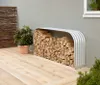 Kaminholzregal Ardor 401, flach, blank Produktbild-Vorschau 6