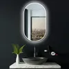 HOKO Badspiegel LED Antibeschlag Wandspiegel Oval+LED Produktbild-Vorschau 12