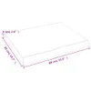 vidaXL Tischplatte 60x50x(2-6) cm Massivholz Unbehandelt Produktbild-Vorschau 8