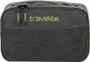A dark gray packing cube with a mesh front pocket and the brand name 'travelite' in green text. Anteprima dell’immagine prodotto