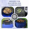2x Regenfass Deckel 120cm, faltbar & robust, Laubschutz Produktbild-Vorschau 4