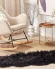 BELIANI Sztuczna skóra owcza czarna akrylowa 60 x 180 cm Podgląd zdjęcia produktu 2