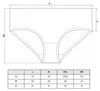 Intimo da donna - Slip da donna taglia 3XL - 3 pezzi di Anteprima dell’immagine prodotto 3