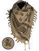 Mil-tec Skull Arafat-Halstuch coyote-schwarz, 110 x 110cm Produktbild-Vorschau 1