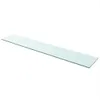 vidaXL Scaffale in vetro trasparente 110 cm x 20 cm Anteprima dell’immagine prodotto 3